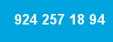 924 257 18 94 924 257 18 94